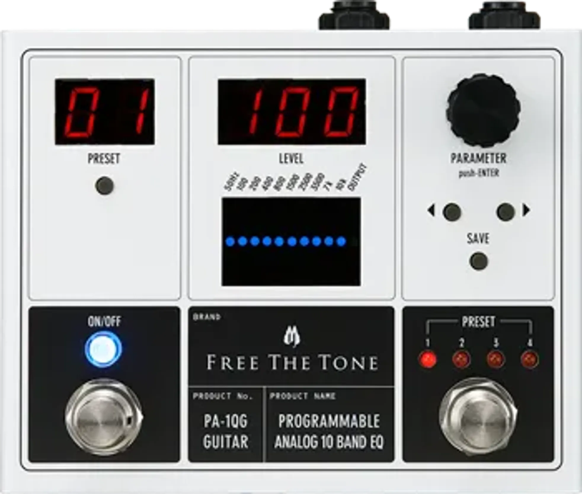 Free The Tone-Programmable Analog 10 Band EQ PA-1QG