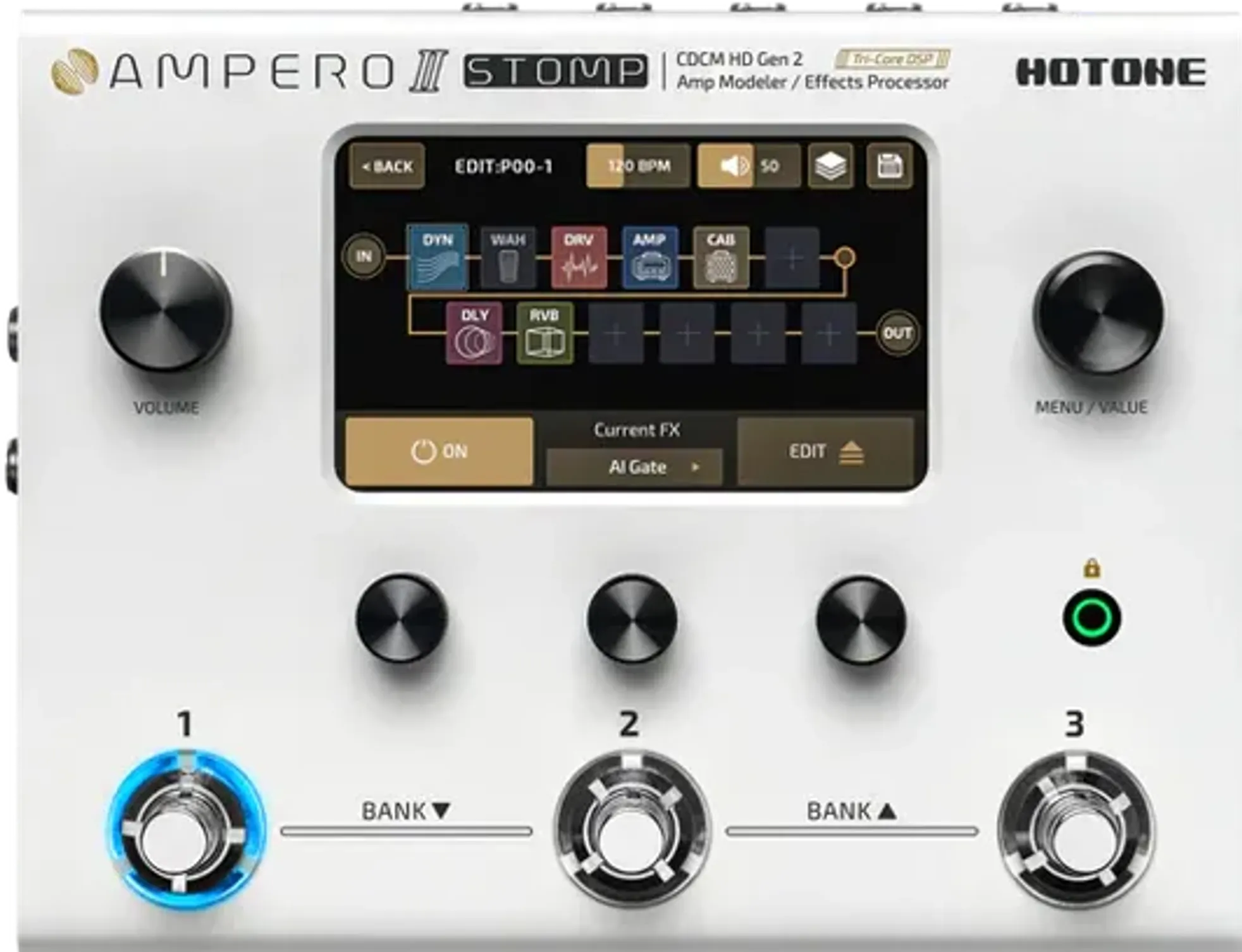 Hotone-Ampero II Stomp
