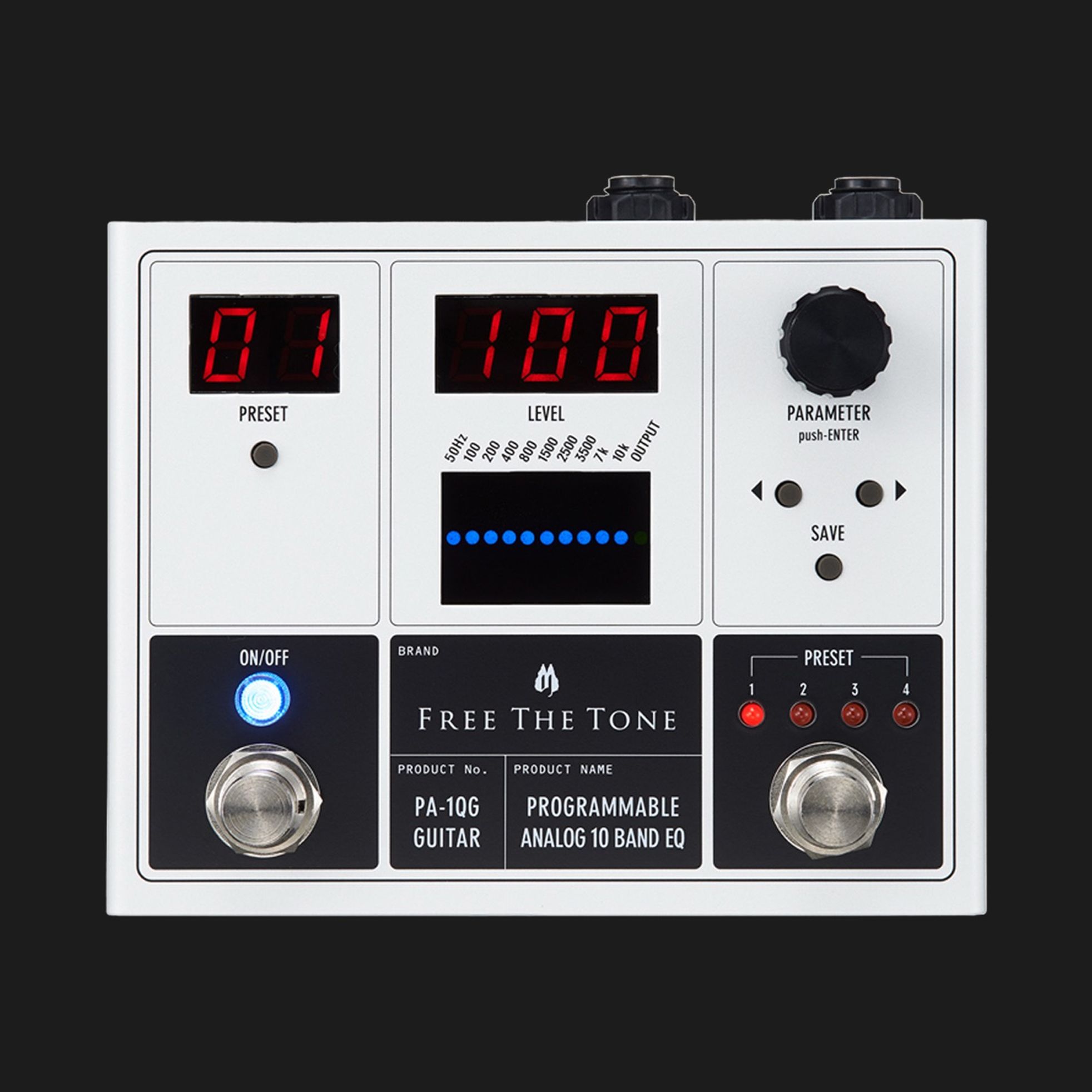 Free The Tone-Programmable Analog 10 Band EQ PA-1QG-1