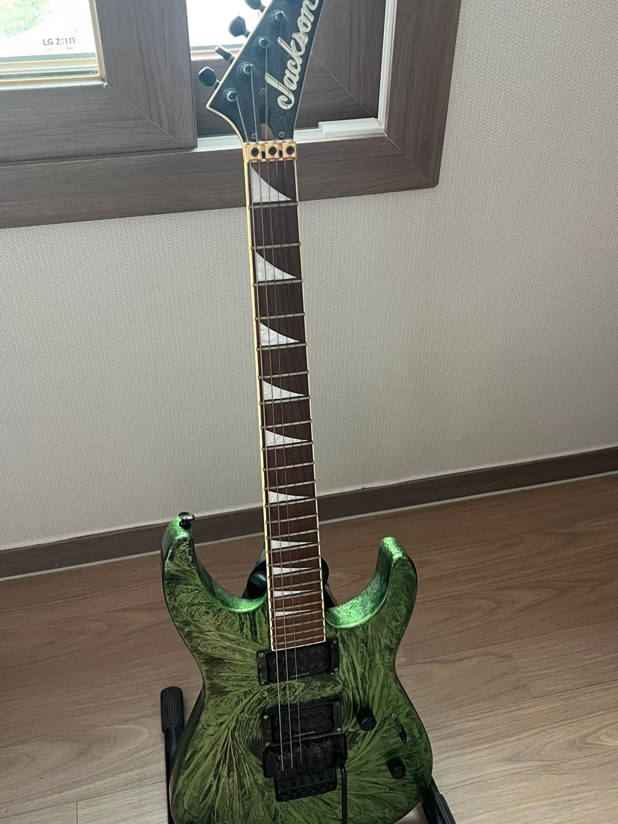 Jackson jackson sl3mg soloist japan - green swirl