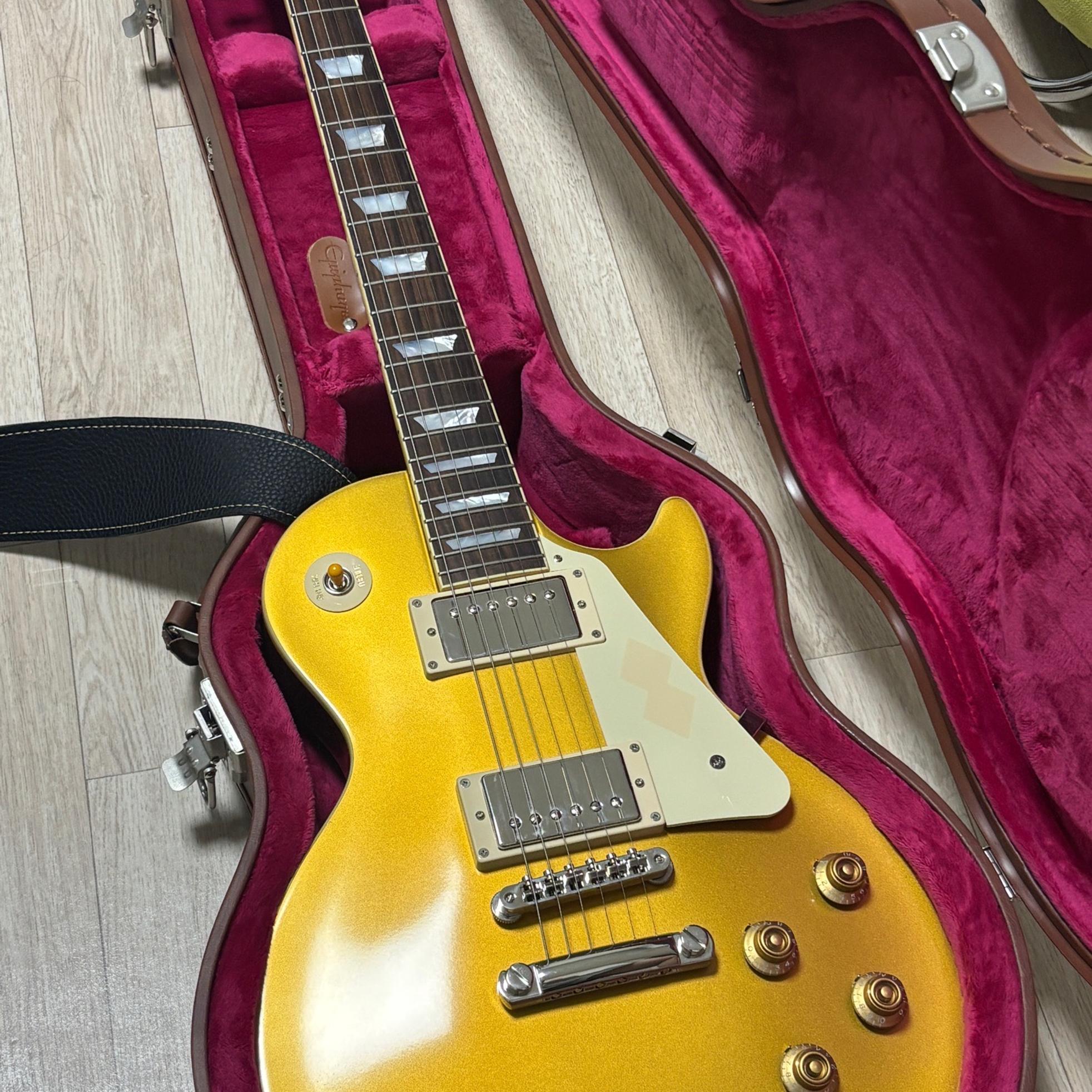 Epiphone 에피폰 레스폴 1957 골드탑 inspired by gibson custom 사진 1