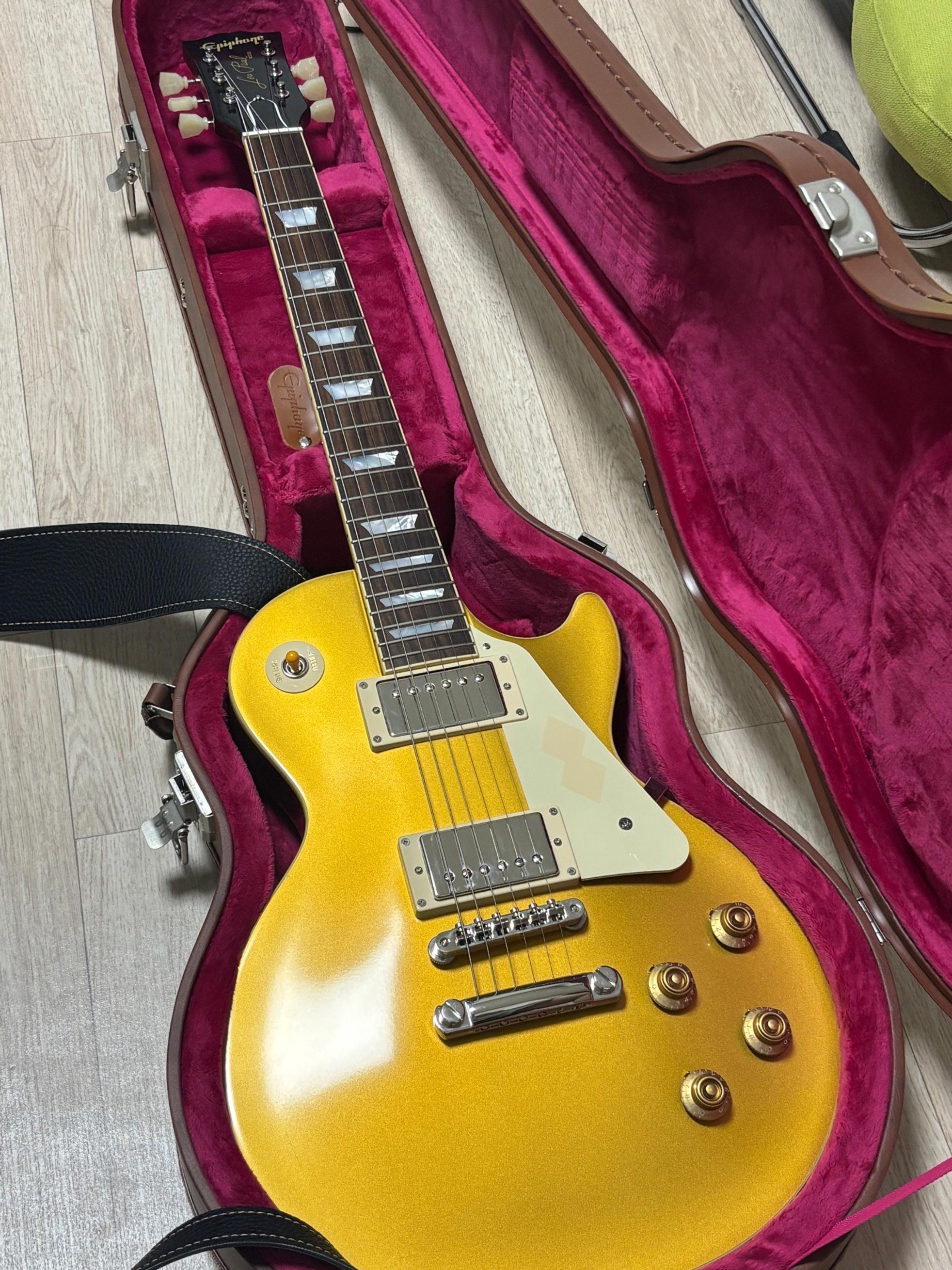 Epiphone 에피폰 레스폴 1957 골드탑 inspired by gibson custom
