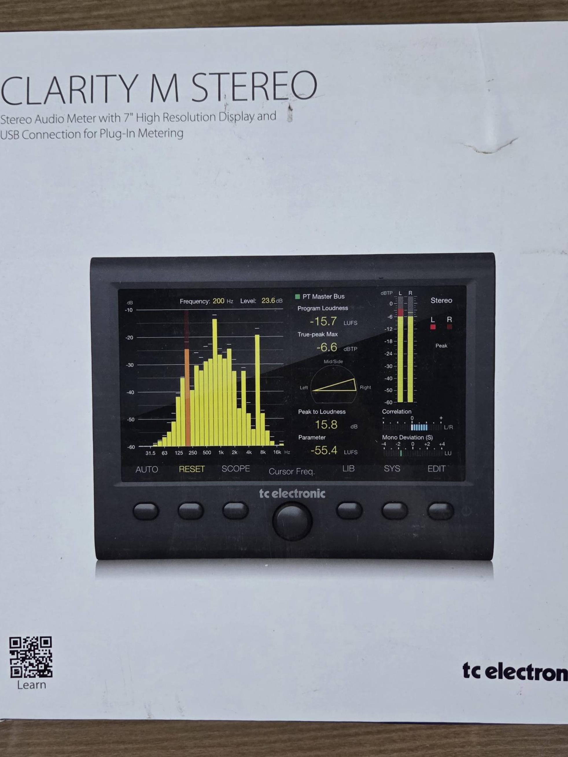 TC Electronic TC Electronic Clarity M Stereo Audio Meter