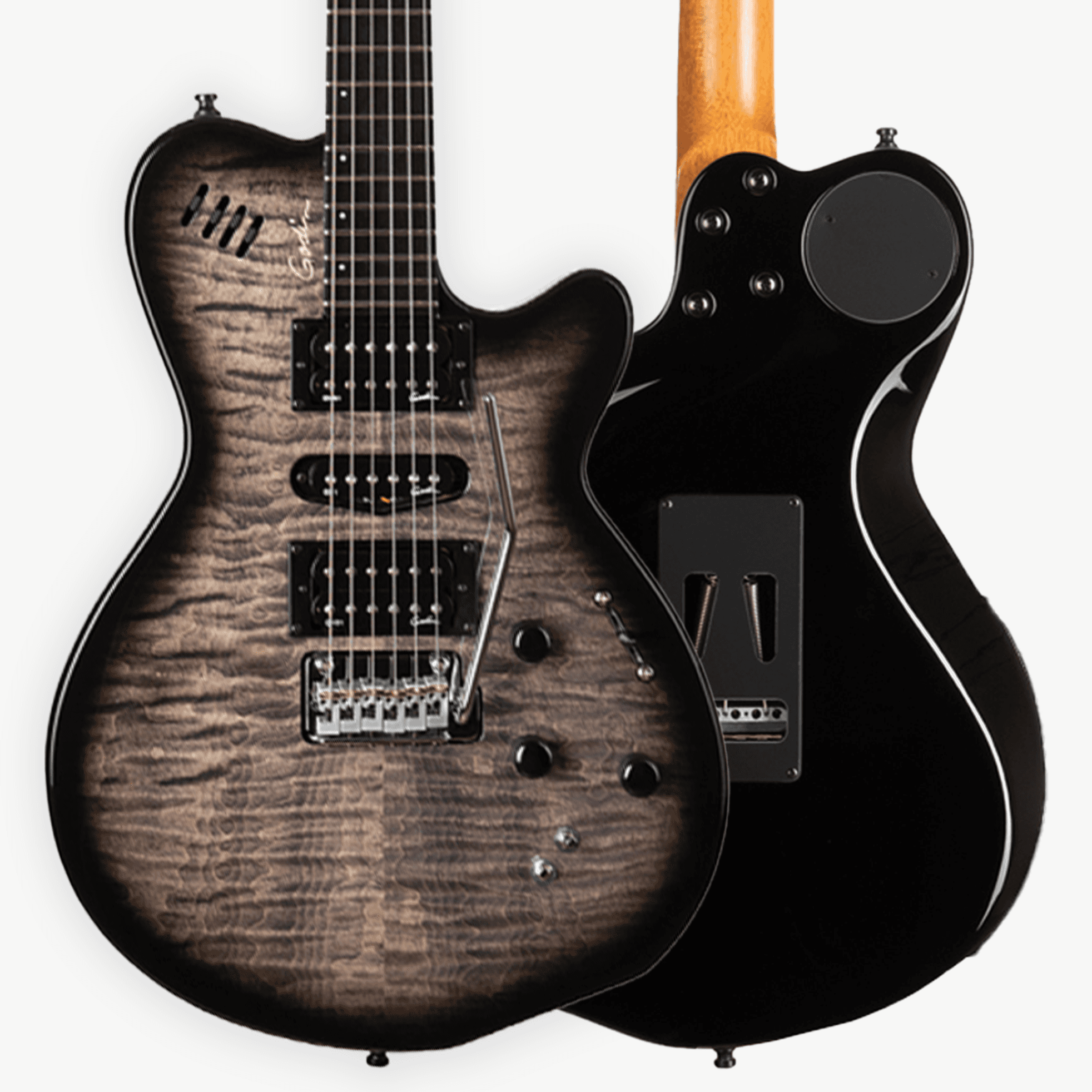 Godin Godin xtSA Trans Black Flame 일렉기타 사진 3