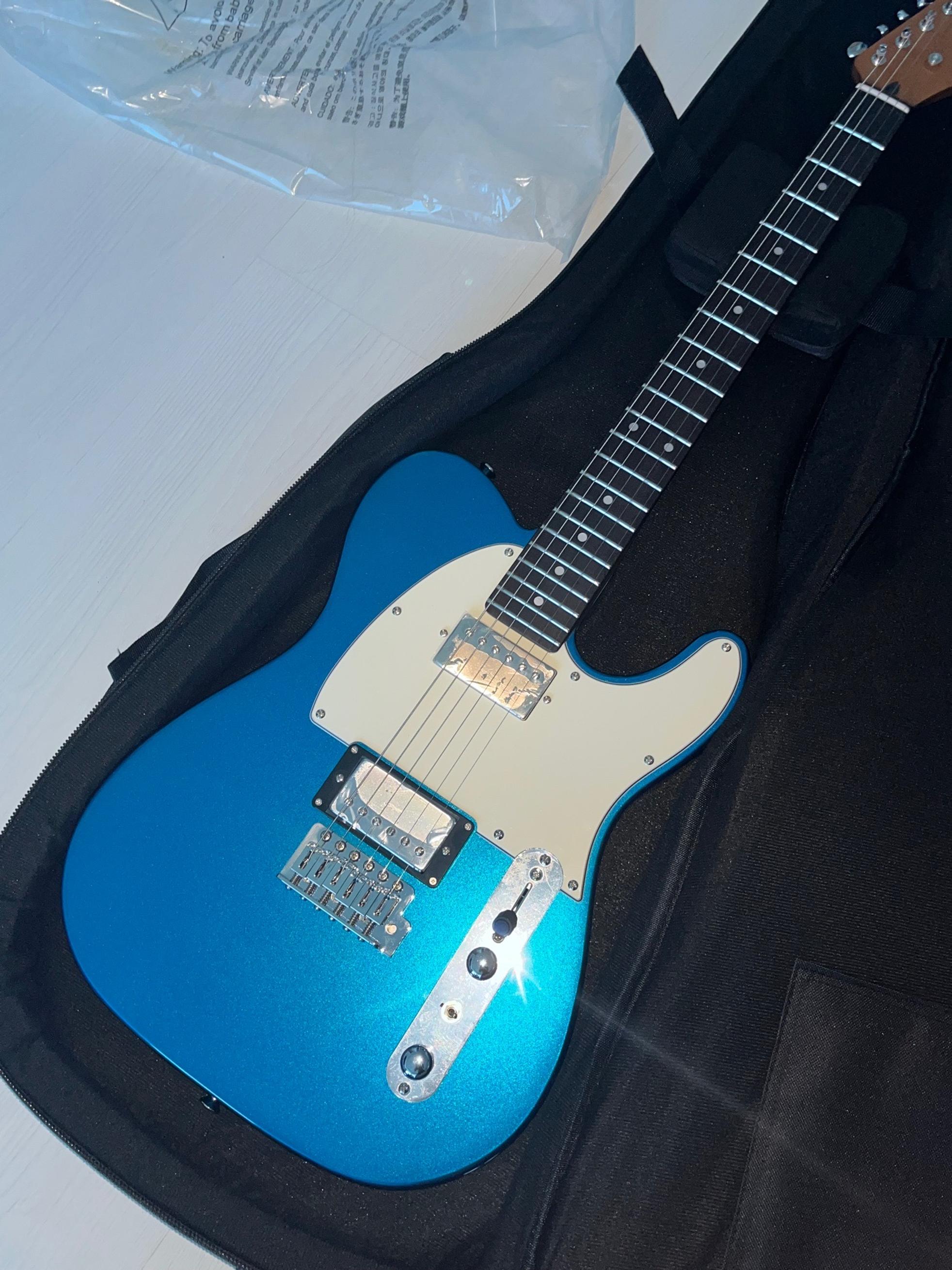 Gilmour Guitars 길모어 modern-t ex 텔레캐스터 메탈릭블루