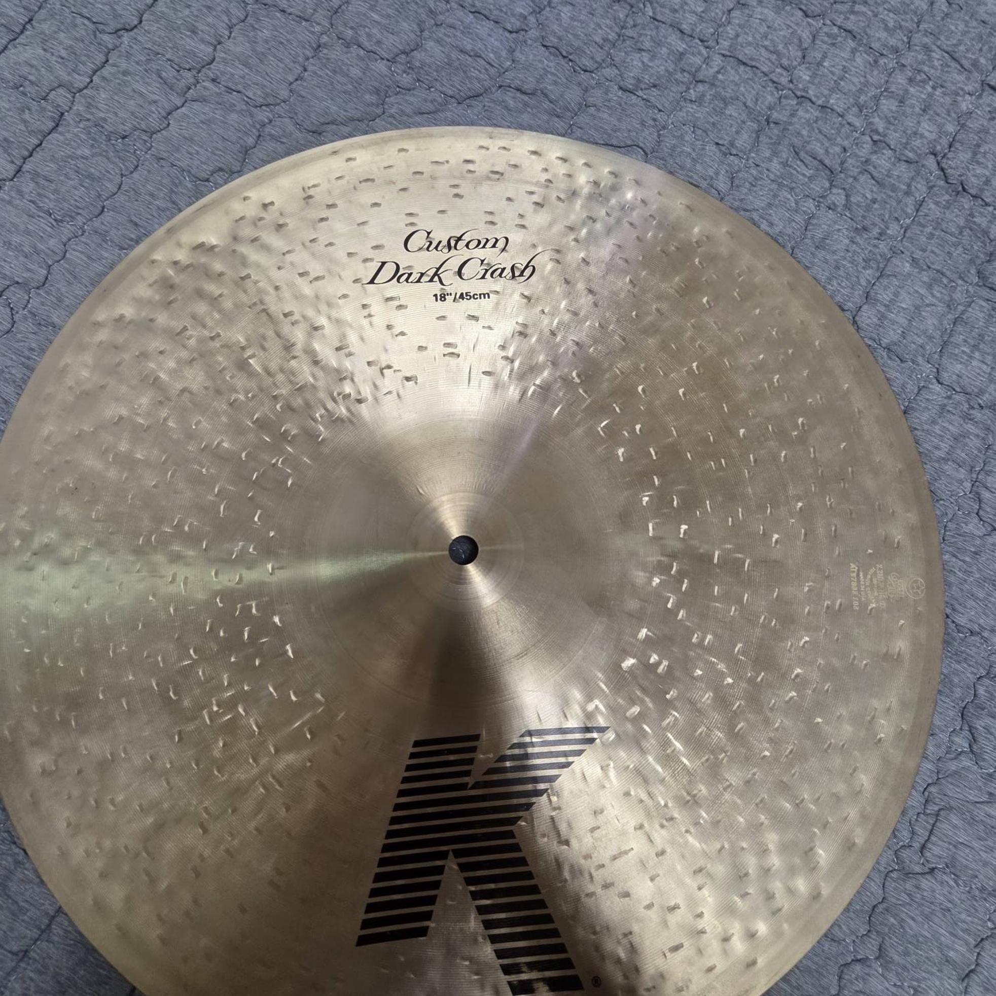 Zildjian 질젼 K커스텀다크 크래쉬 18인치 사진 1