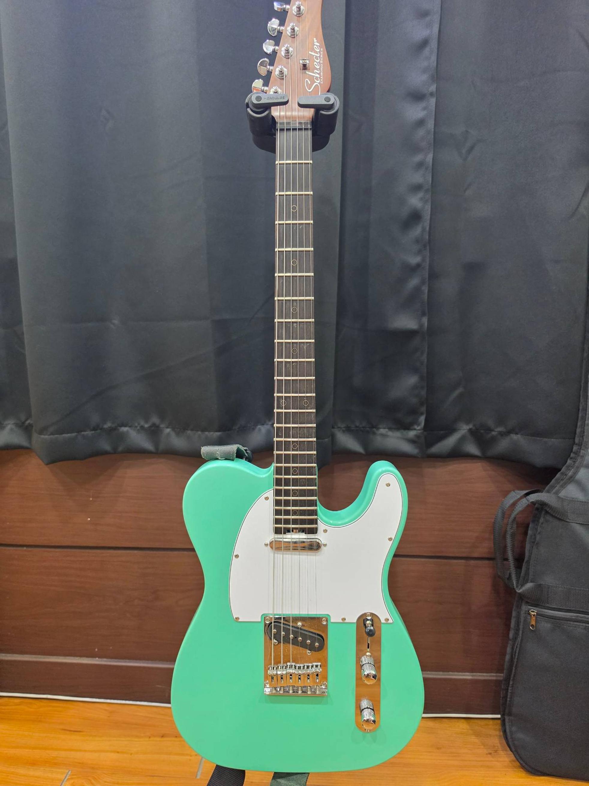 Schecter 쉑터 닉존스턴 HS 텔레캐스터 아토믹그린 [파사데나 VT-1 픽업 교체] 