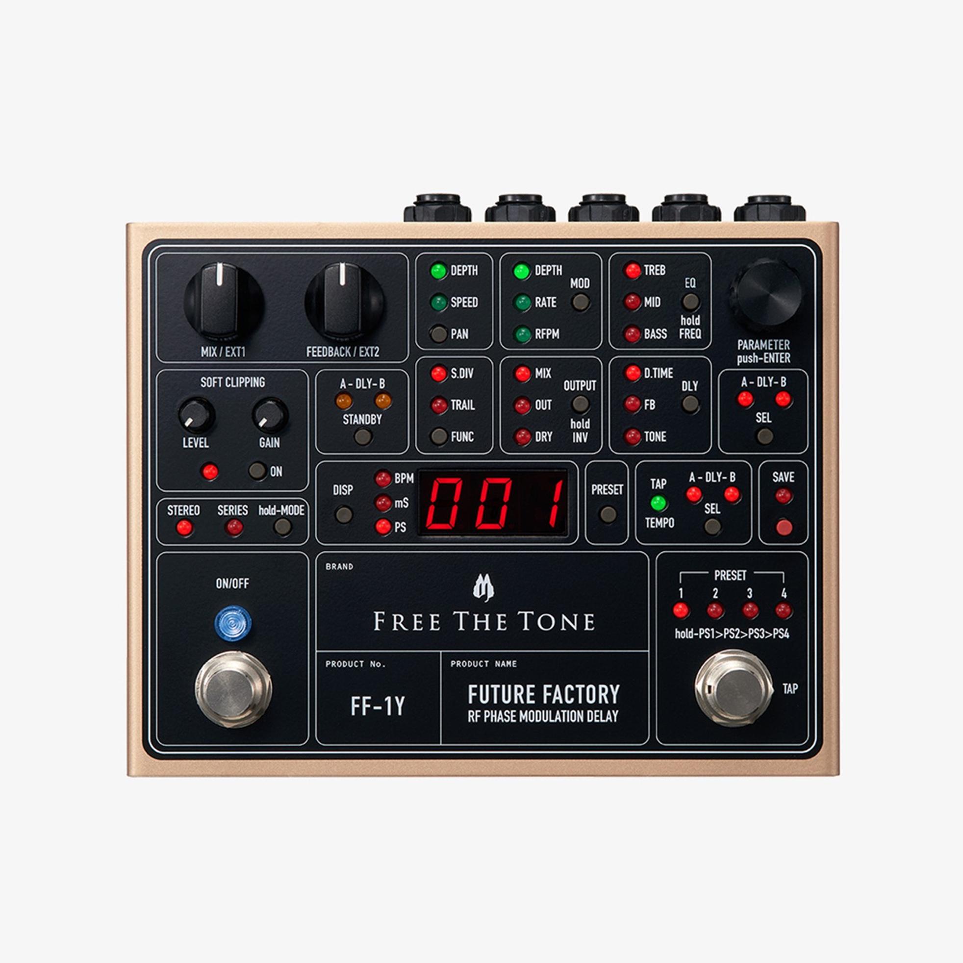 Free The Tone FreeTheTone Future Factory FF-1Y 딜레이 페달 사진 1