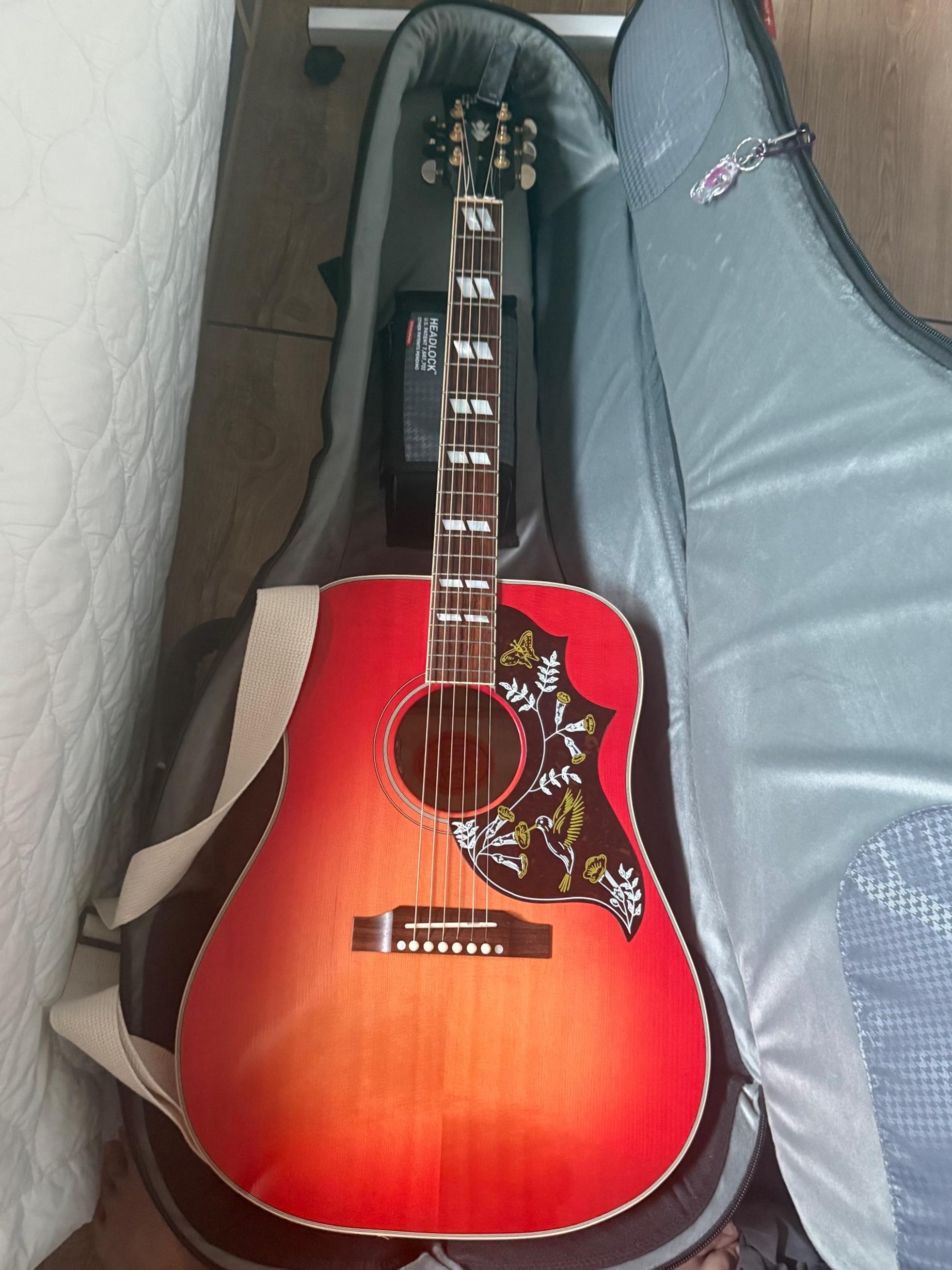 Gibson 깁슨 커스텀 허밍버드 퀼티드 메이플 