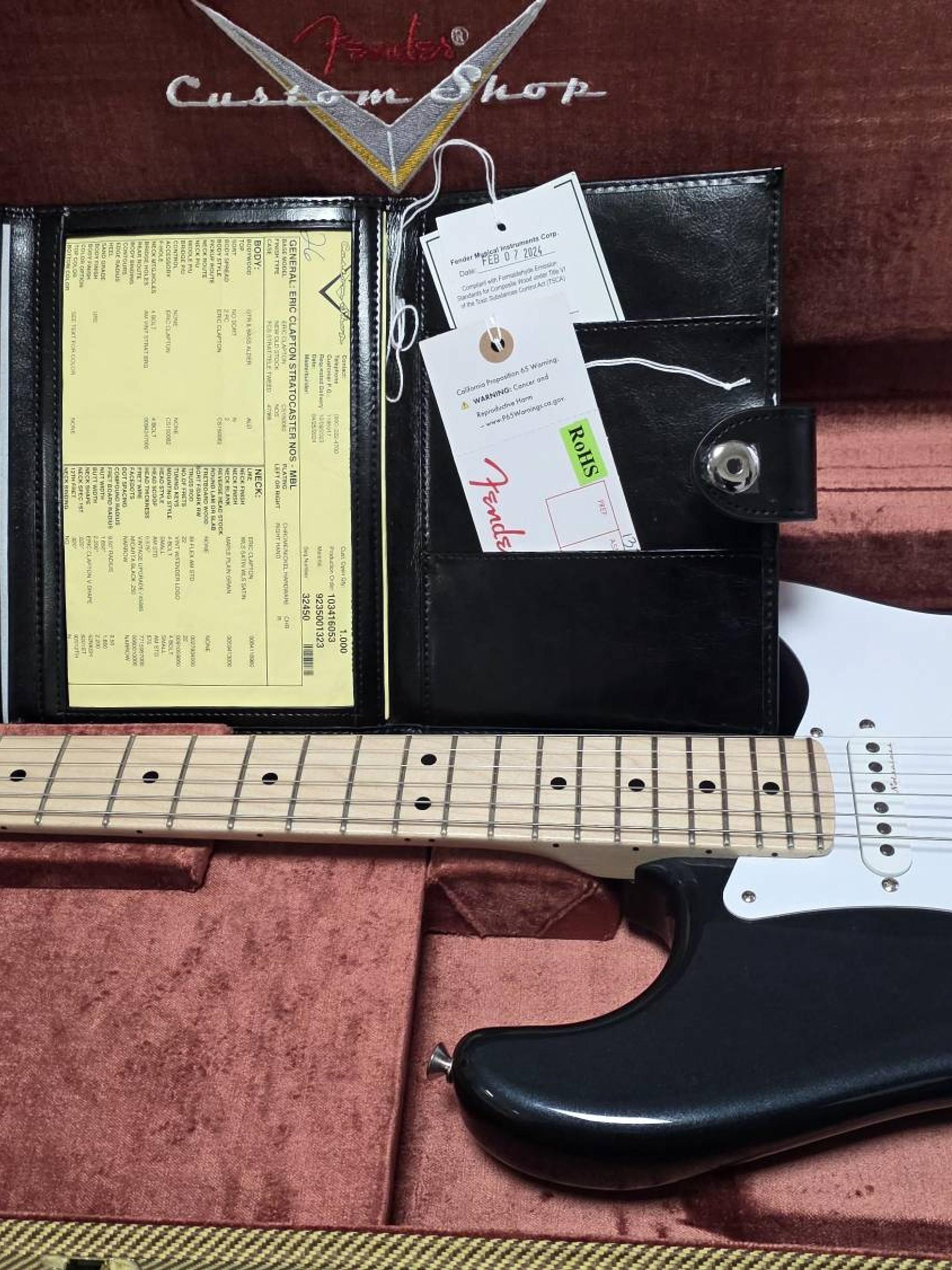 Fender Custom Shop Stratocaster 에릭클랩튼 메르세데스블루