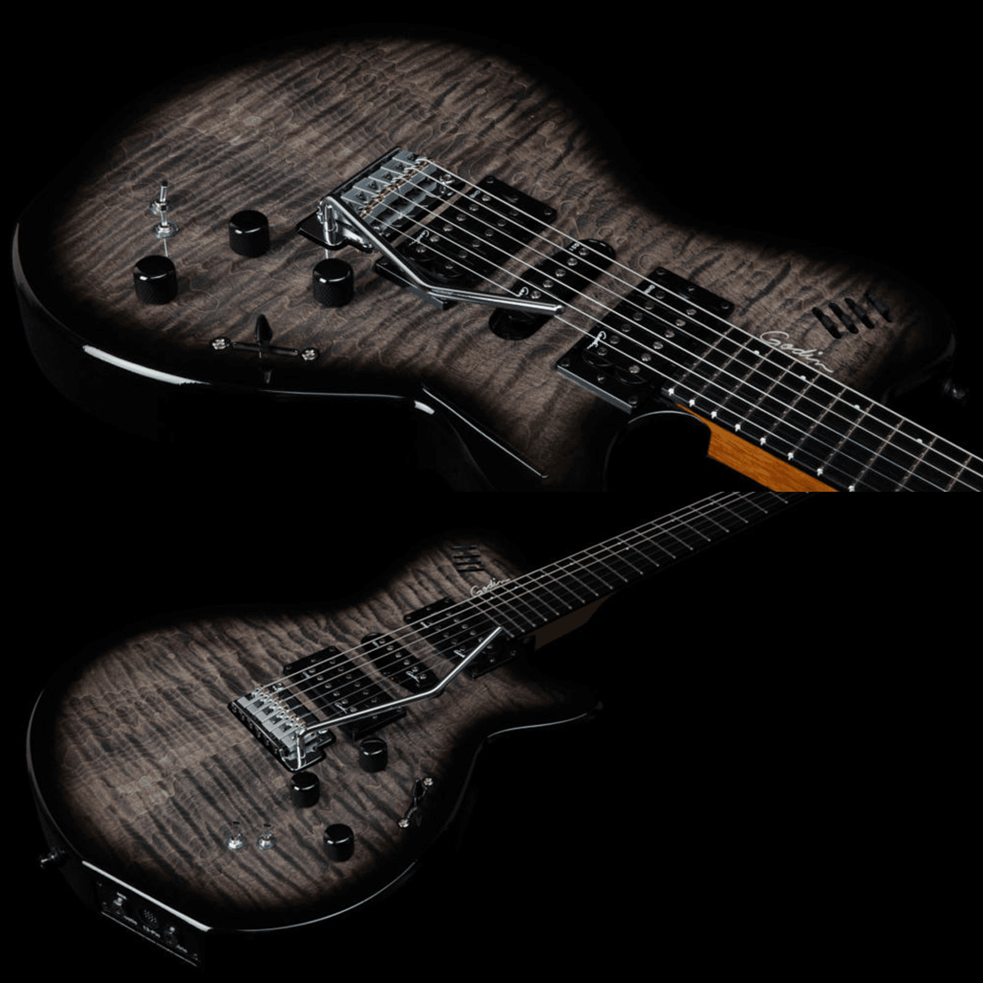 Godin Godin xtSA Trans Black Flame 일렉기타 사진 5
