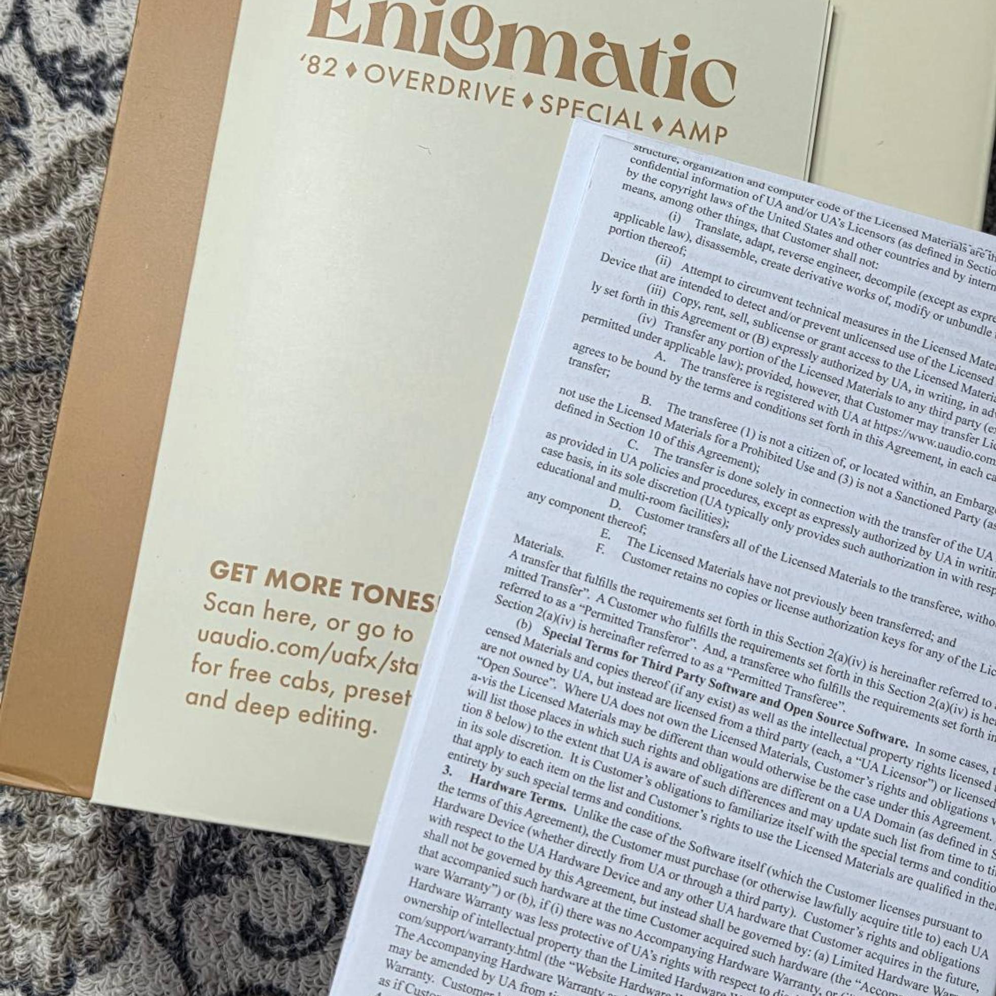 Universal Audio Enigmatic 사진 3