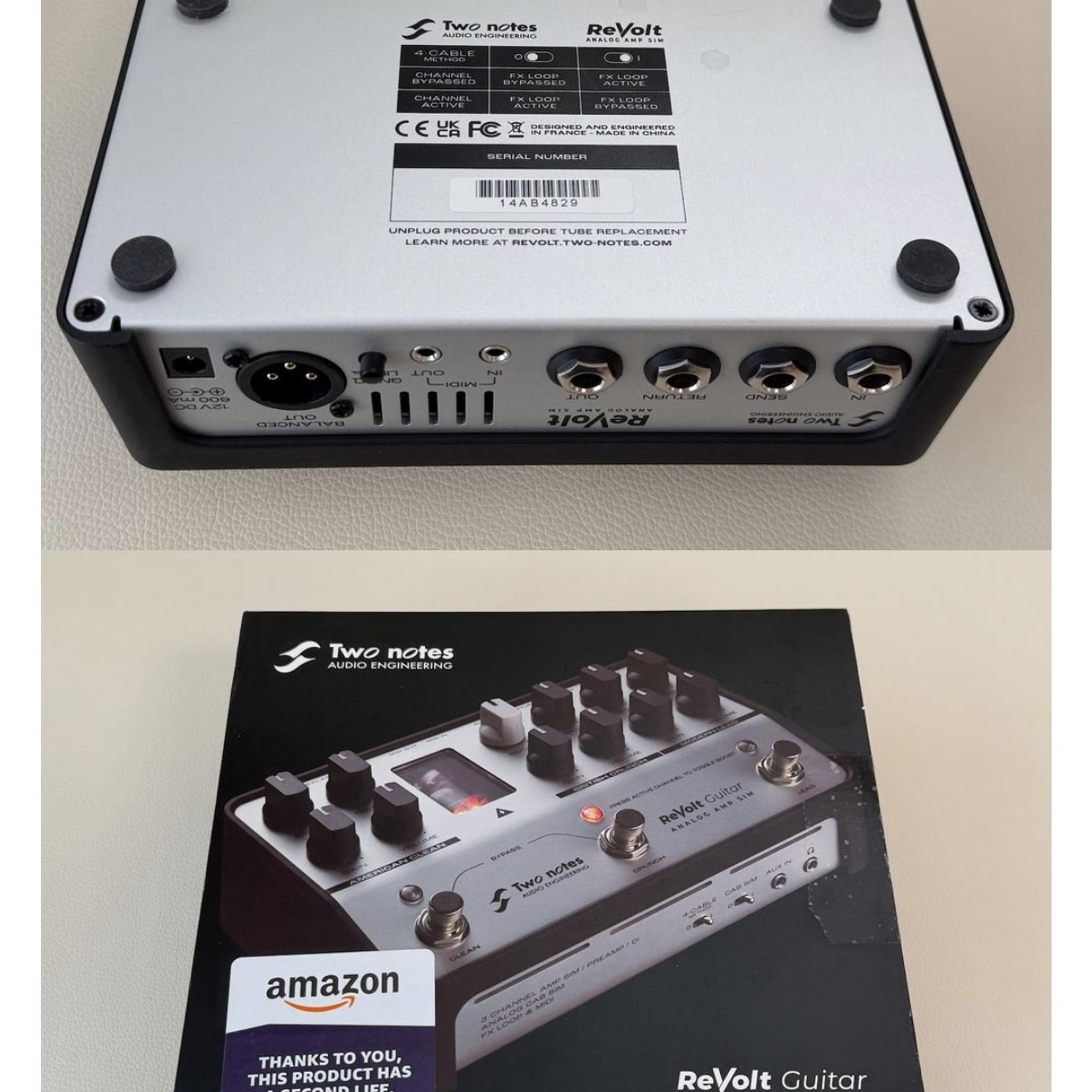 Two Notes (판/교)투노츠 리볼트 Two Notes Revolt Analog Amp Sim 사진 2