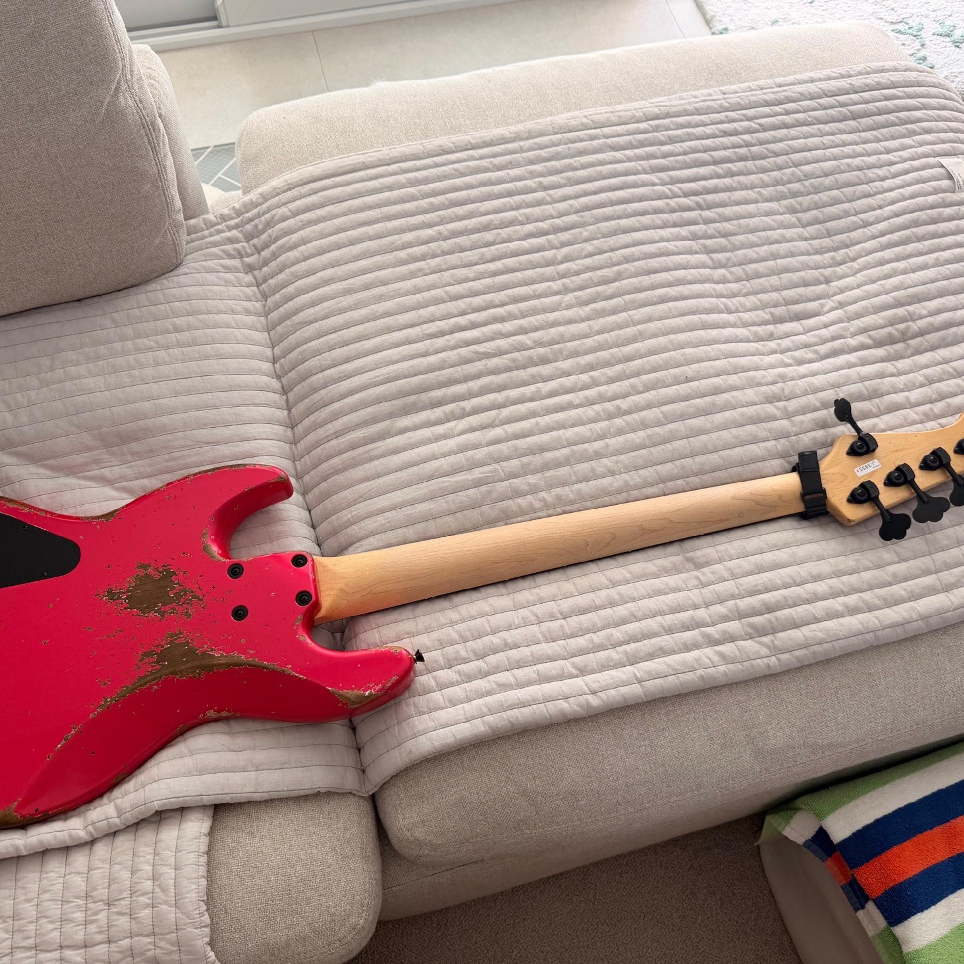Xotic xotic xj-1t 5현 magenta metallic 사진 2