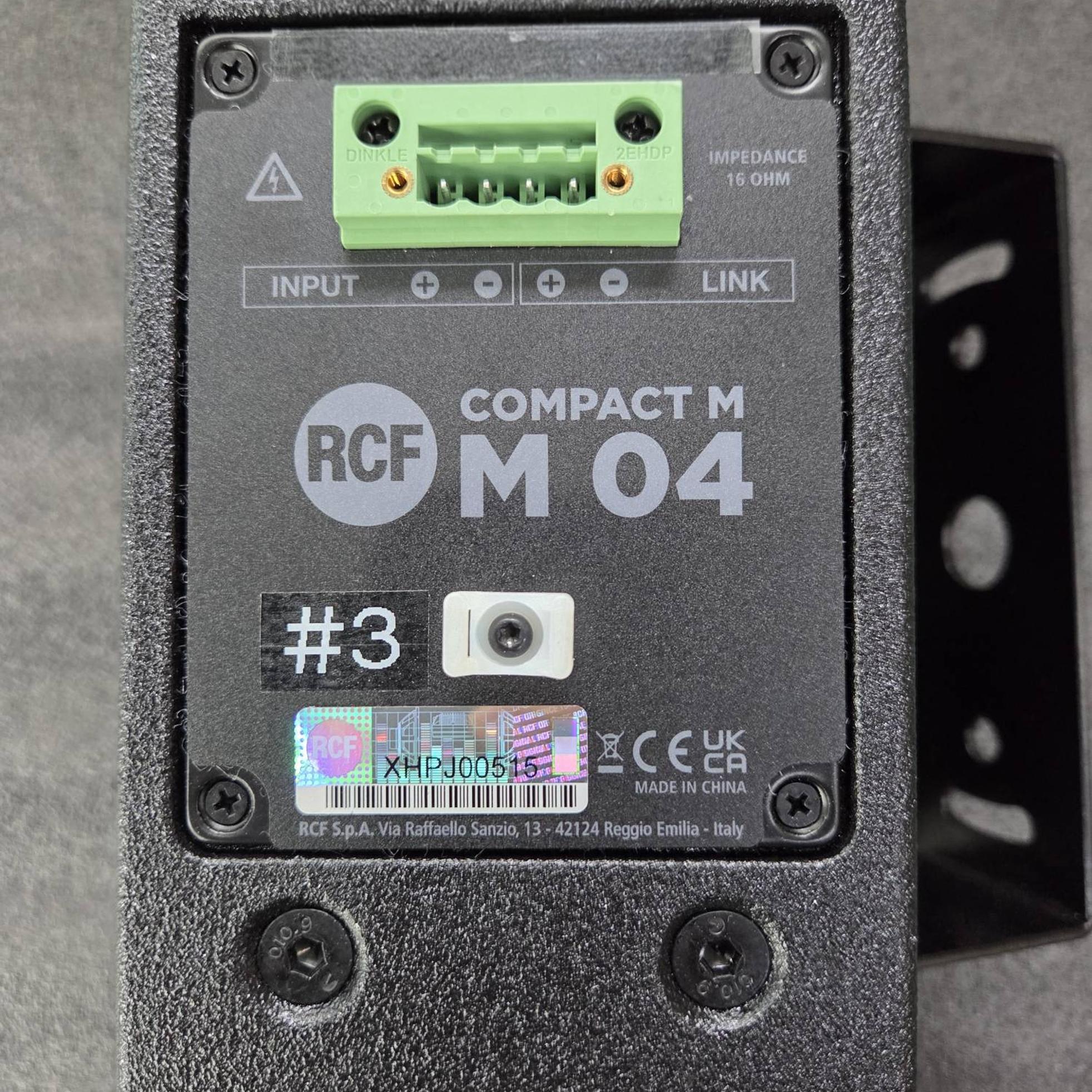 RCF RCF COMPACT M04 사진 1