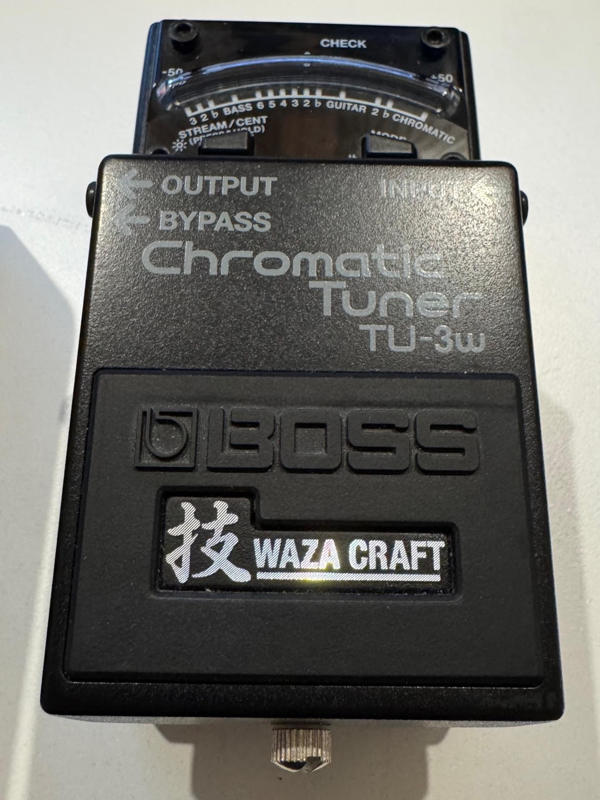 BOSS TU-3w Chromatic Tuner (Waza Craft)