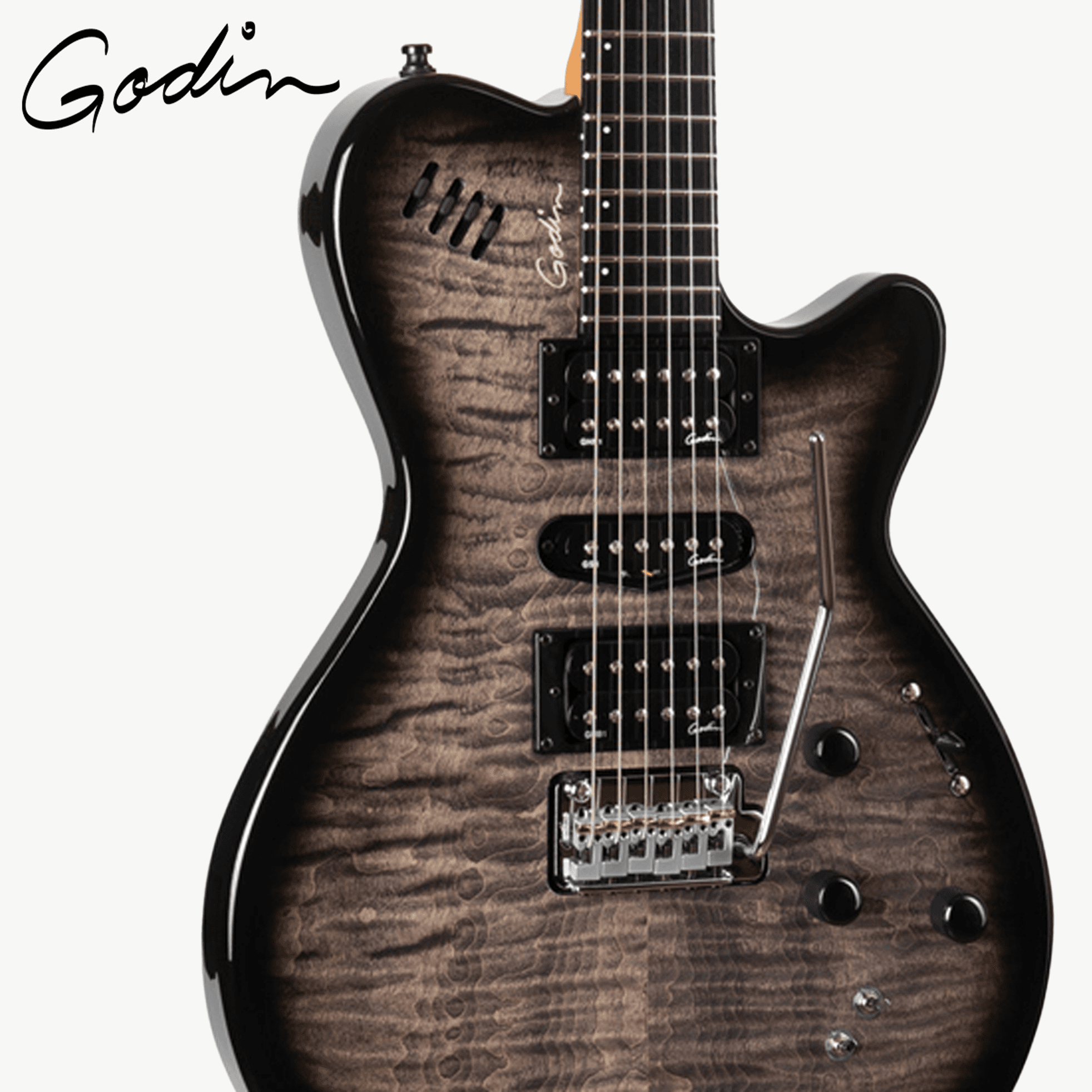 Godin Godin xtSA Trans Black Flame 일렉기타 사진 2