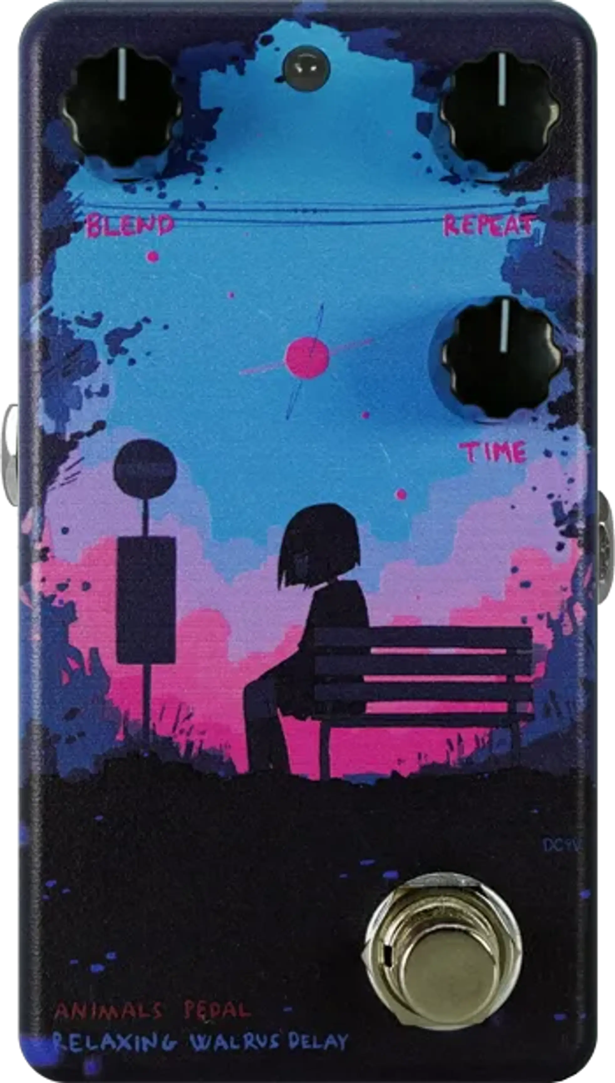 Animals Pedal Custom Illustration 048 Relaxing Walrus Delay