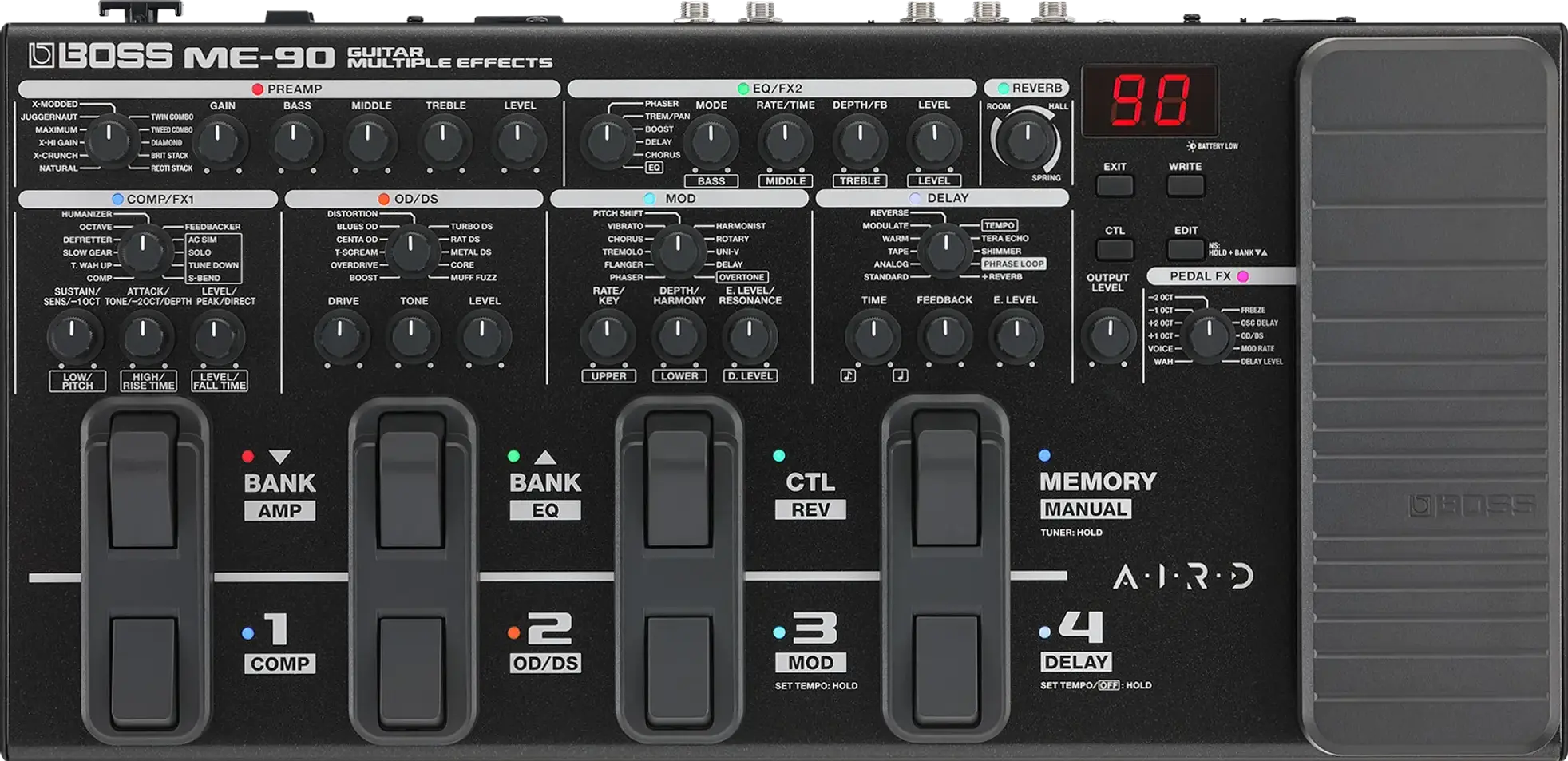 BOSS ME-90 Guitar Multiple Effects